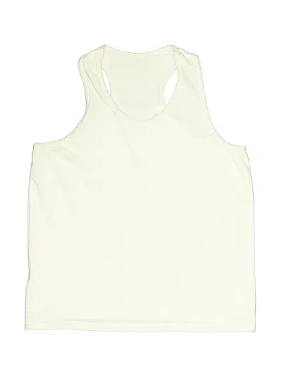 Pre-owned Unbranded Kids' Active Tank Top In White