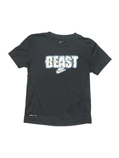 Pre-owned Unbranded Kids' Active T-shirt In Black