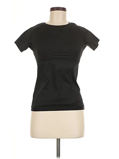 Pre-owned Unbranded Active T-shirt In Black