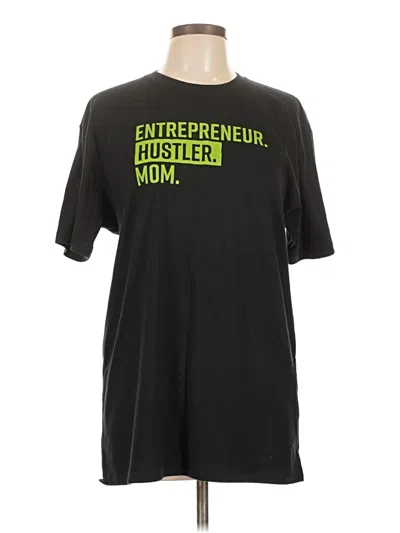 Pre-owned Unbranded Active T-shirt In Black