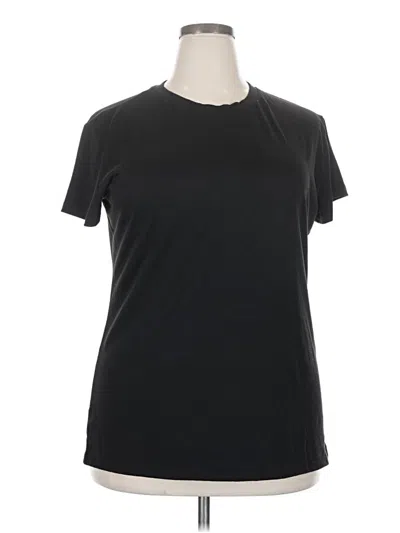 Pre-owned Unbranded Active T-shirt In Black