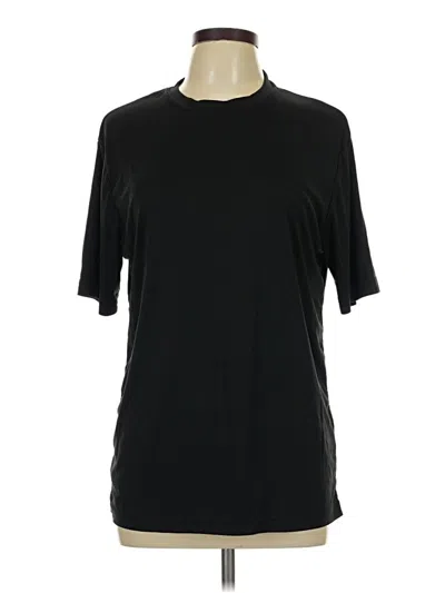 Pre-owned Unbranded Active T-shirt In Black