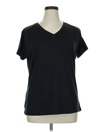 Pre-owned Unbranded Active T-shirt In Black