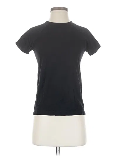 Pre-owned Unbranded Active T-shirt In Black