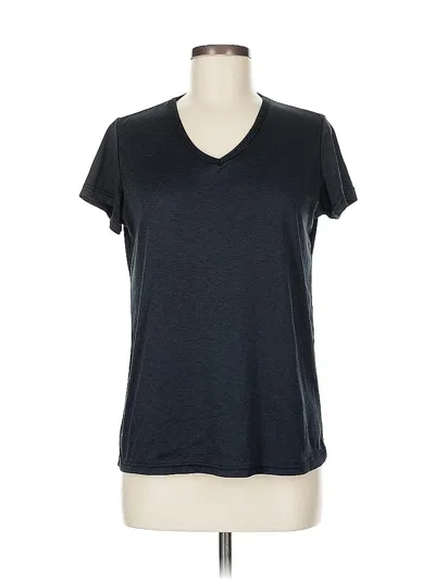 Pre-owned Unbranded Active T-shirt In Black