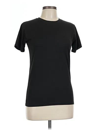 Pre-owned Unbranded Active T-shirt In Black