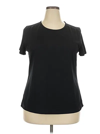 Pre-owned Unbranded Active T-shirt In Black