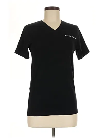 Pre-owned Unbranded Active T-shirt In Black