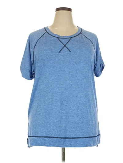 Pre-owned Unbranded Active T-shirt In Blue