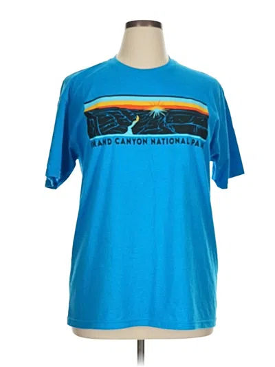 Pre-owned Unbranded Active T-shirt In Blue
