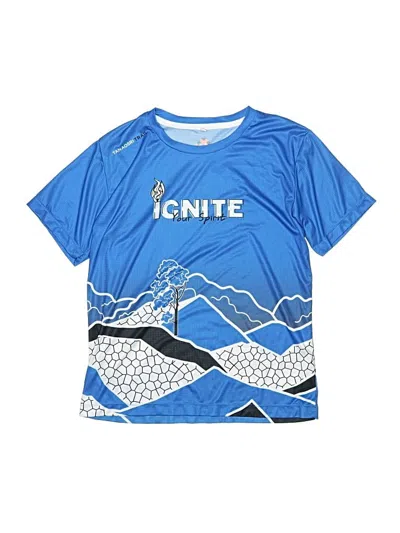 Pre-owned Unbranded Kids' Active T-shirt In Blue