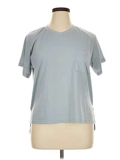 Pre-owned Unbranded Active T-shirt In Blue