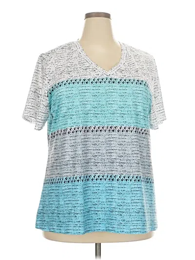 Pre-owned Unbranded Active T-shirt In Blue