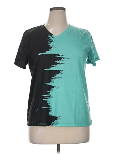 Pre-owned Unbranded Active T-shirt In Blue