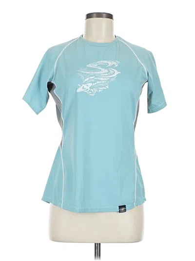 Pre-owned Unbranded Active T-shirt In Blue