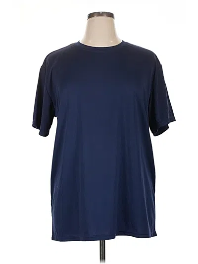 Pre-owned Unbranded Active T-shirt In Blue
