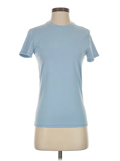 Pre-owned Unbranded Active T-shirt In Blue