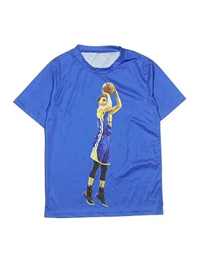 Pre-owned Unbranded Kids' Active T-shirt In Blue
