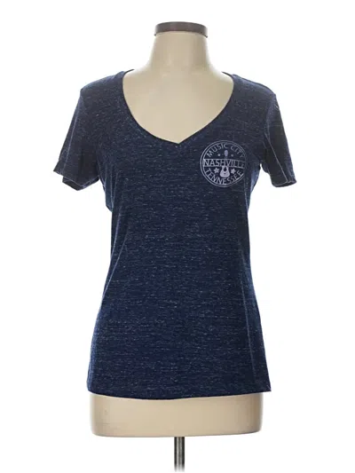 Pre-owned Unbranded Active T-shirt In Blue