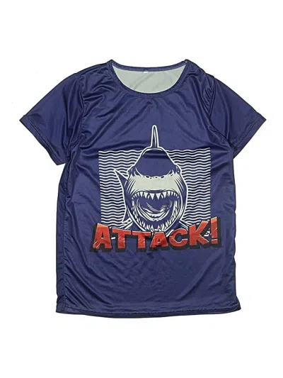 Pre-owned Unbranded Kids' Active T-shirt In Blue