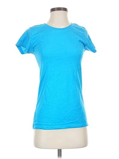 Pre-owned Unbranded Active T-shirt In Blue