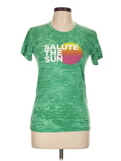 Pre-owned Unbranded Active T-shirt In Green