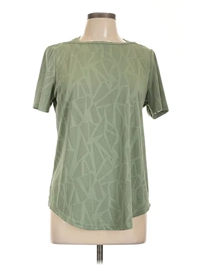 Pre-owned Unbranded Active T-shirt In Green