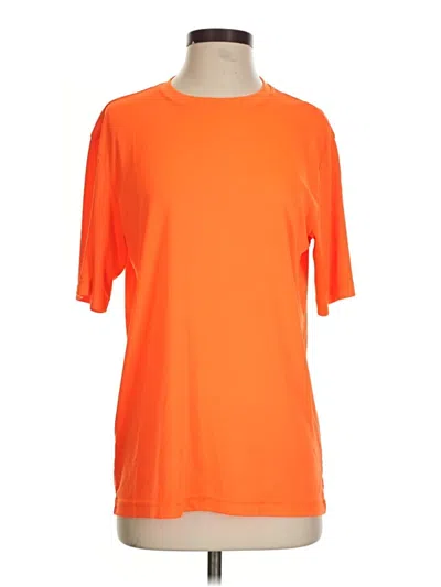 Pre-owned Unbranded Active T-shirt In Orange