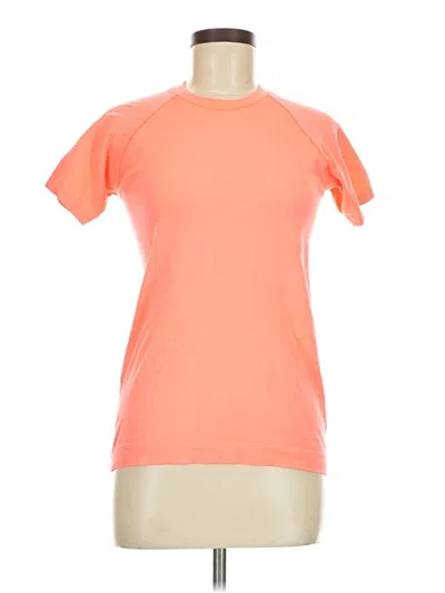 Pre-owned Unbranded Active T-shirt In Orange