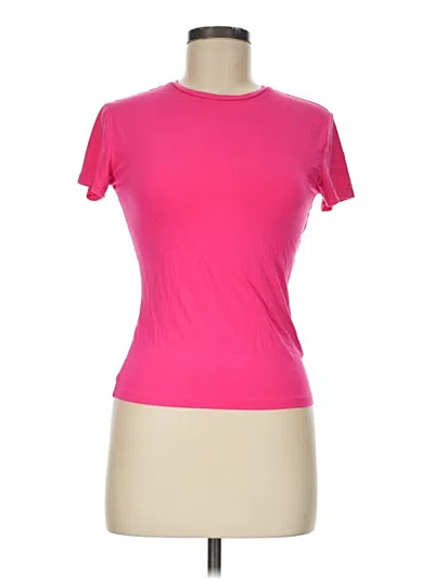 Pre-owned Unbranded Active T-shirt In Pink