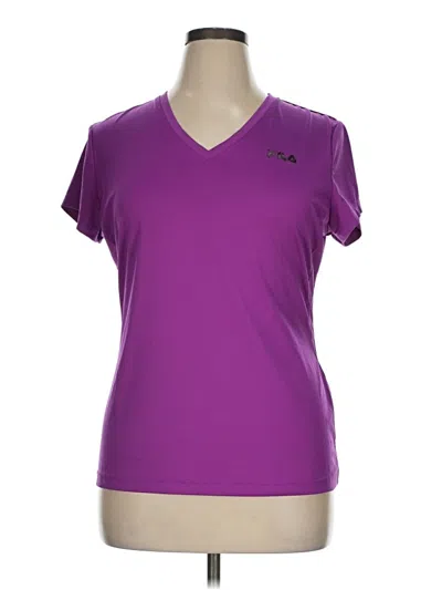 Pre-owned Unbranded Active T-shirt In Purple