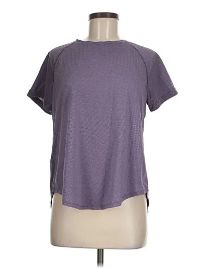 Pre-owned Unbranded Active T-shirt In Purple
