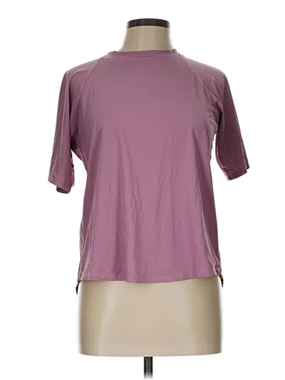 Pre-owned Unbranded Active T-shirt In Purple