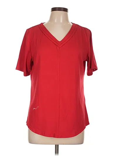 Pre-owned Unbranded Active T-shirt In Red