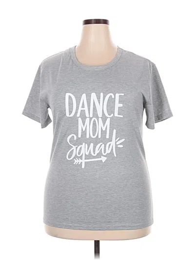 Pre-owned Unbranded Active T-shirt In Silver