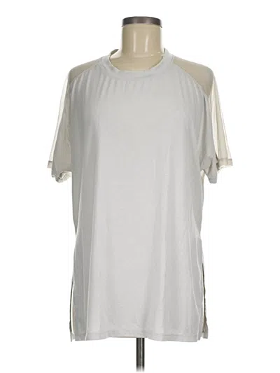 Pre-owned Unbranded Active T-shirt In Silver