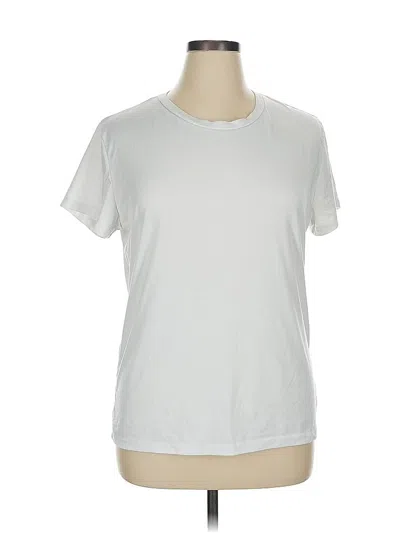 Pre-owned Unbranded Active T-shirt In Silver