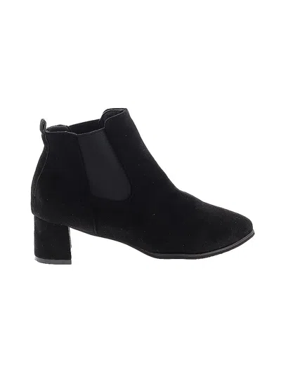 Pre-owned Unbranded Ankle Boots In Black