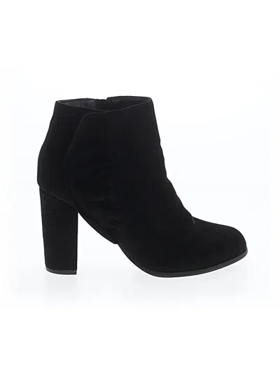 Pre-owned Unbranded Ankle Boots In Black