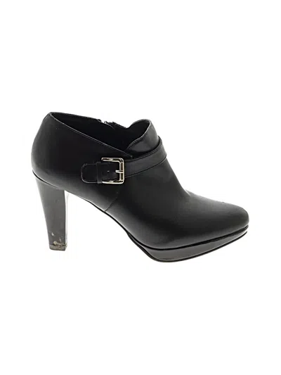 Pre-owned Unbranded Ankle Boots In Black
