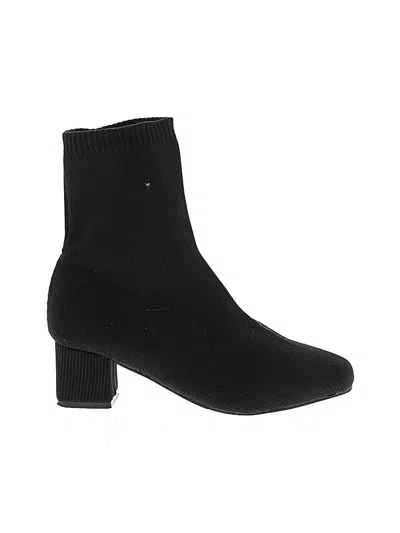 Pre-owned Unbranded Ankle Boots In Black