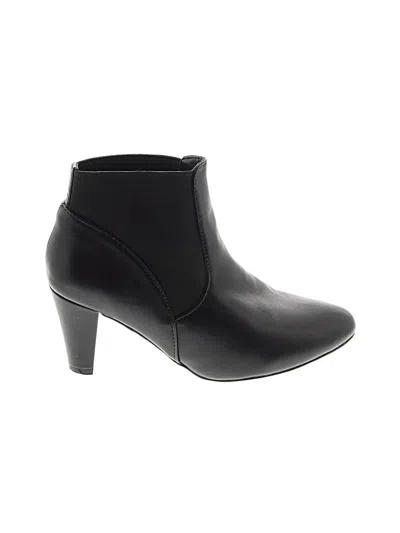 Pre-owned Unbranded Ankle Boots In Black