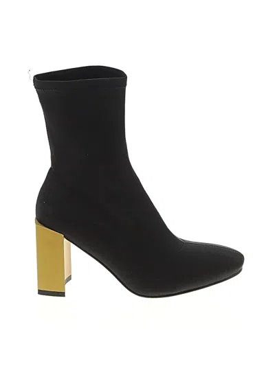 Pre-owned Unbranded Ankle Boots In Black