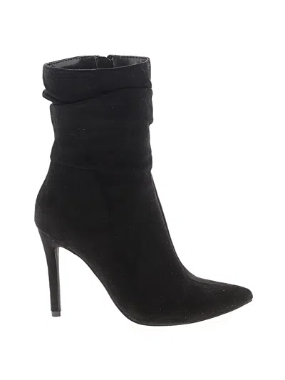 Pre-owned Unbranded Ankle Boots In Black