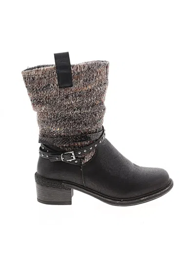 Pre-owned Unbranded Ankle Boots In Black