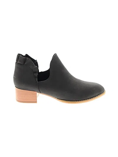 Pre-owned Unbranded Ankle Boots In Black