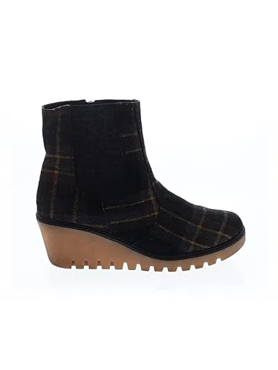 Pre-owned Unbranded Ankle Boots In Black