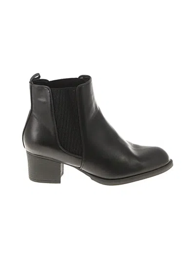 Pre-owned Unbranded Ankle Boots In Black