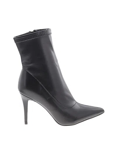 Pre-owned Unbranded Ankle Boots In Black