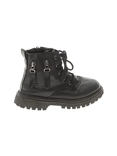 Pre-owned Unbranded Kids' Ankle Boots In Black